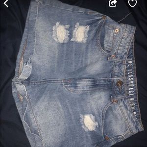Pacsun denim high waisted shorts